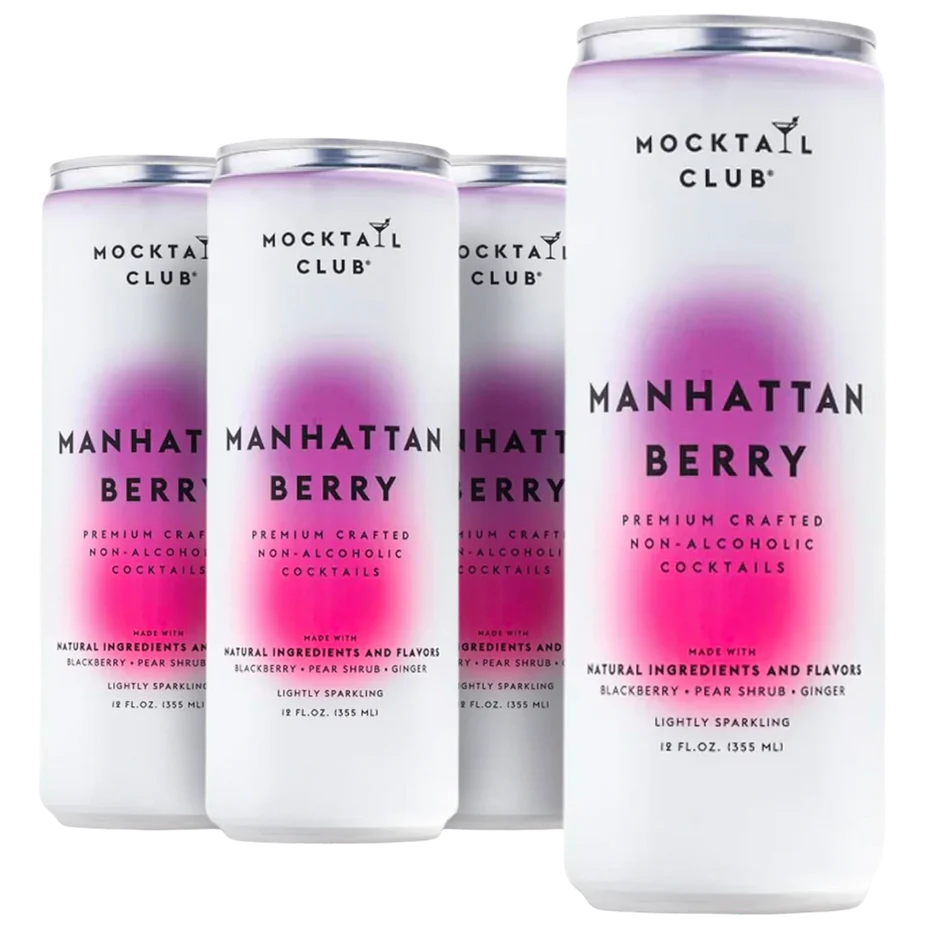 Mocktail Club Manhattan Berry 4pk Cans