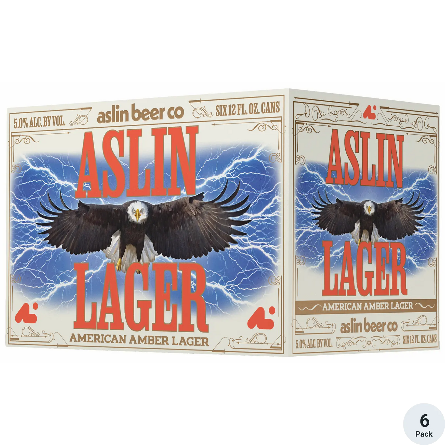 Aslin Beer Co. American Amber Lager 6pk Cans
