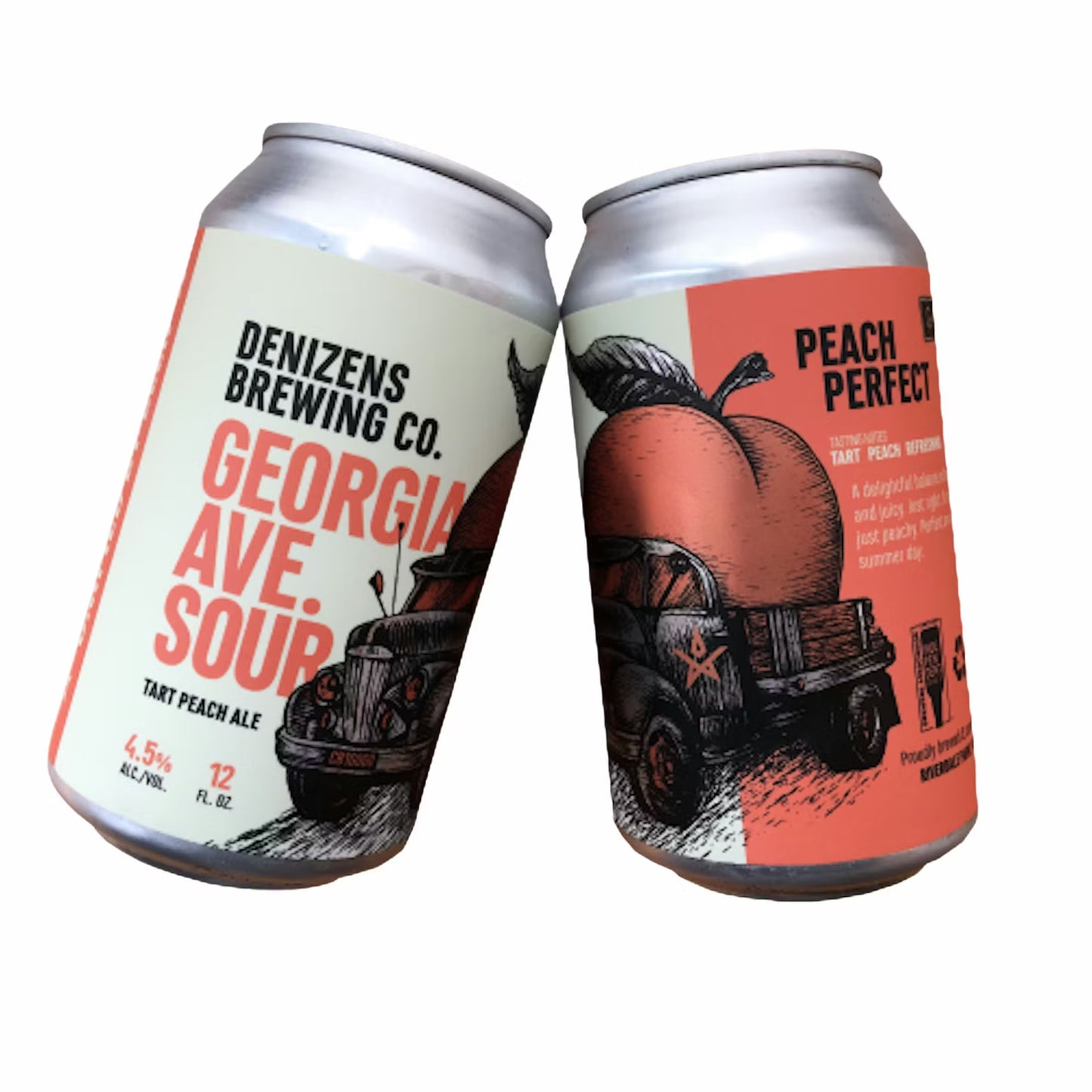 Denizens Peach Perfect Georgia Ave. Sour 6pk Cans