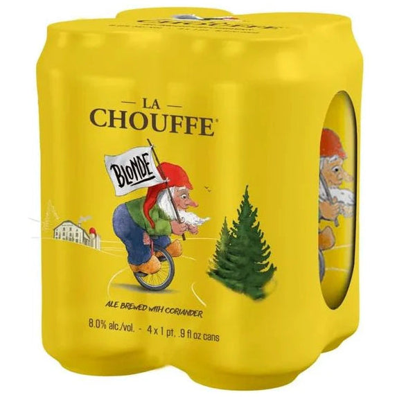 La Chouffe Blonde Ale 4pk Cans