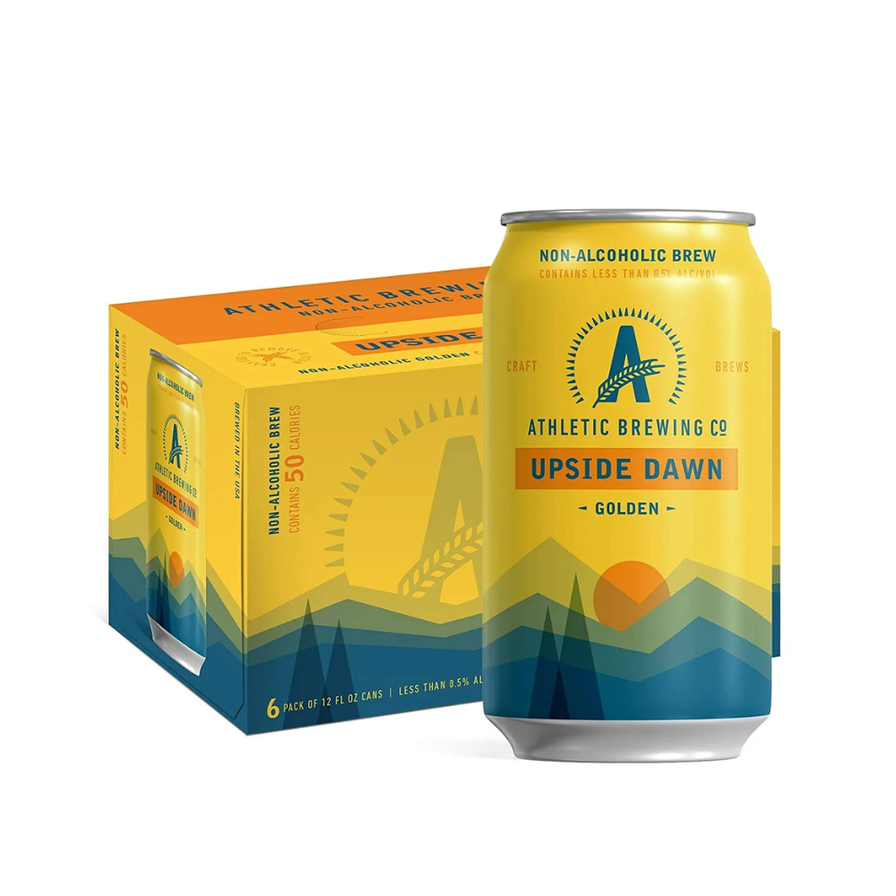 Athletic Brewing Upside Dawn NA Golden Ale 6pk Cans