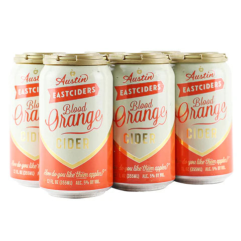 Austin East Blood Orange Cider 6pk Cans