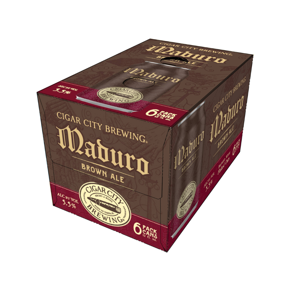 CIGAR CITY MADURO BROWN ALE 6PK CANS