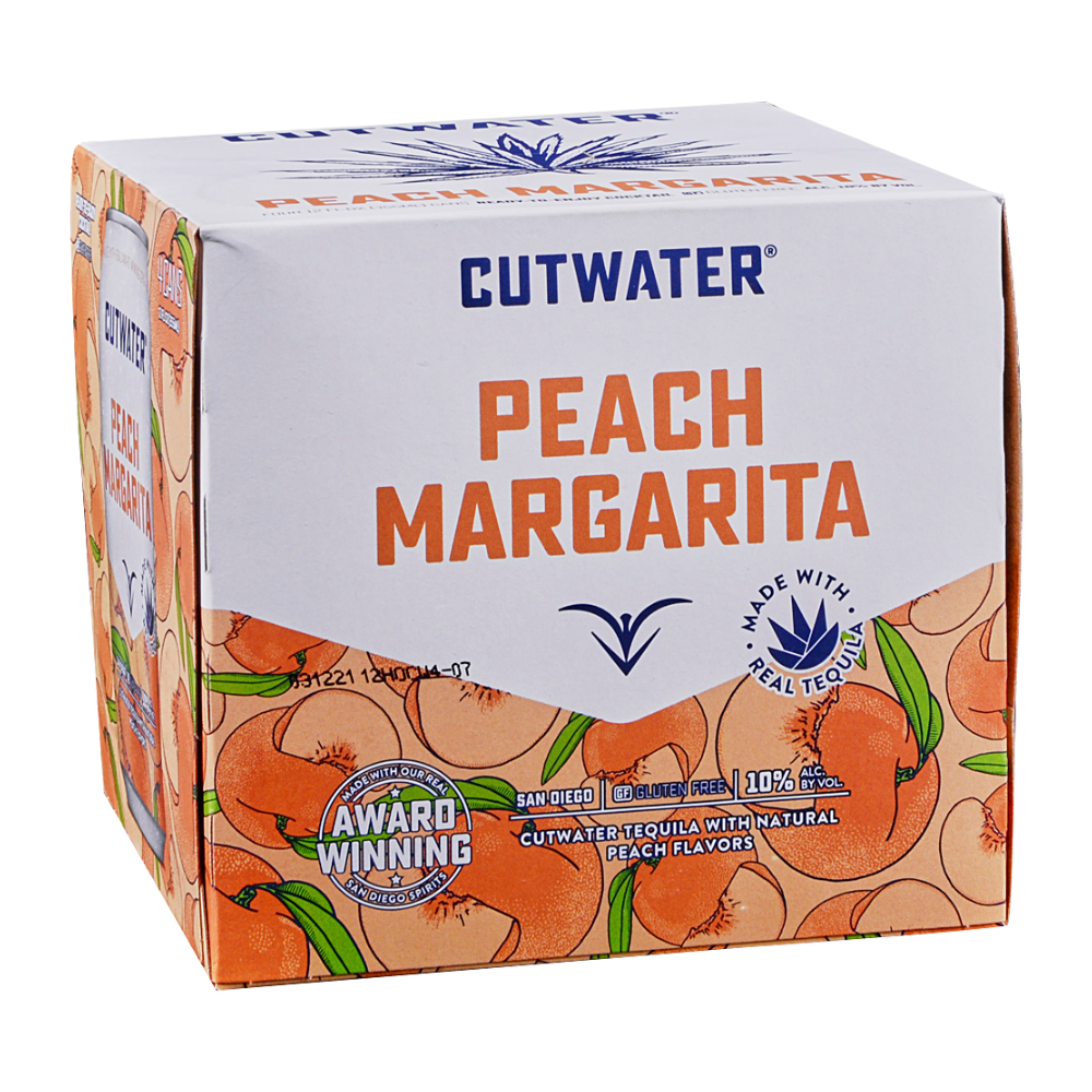 CUTWATER PEACH MARGARITA 4PK CANS