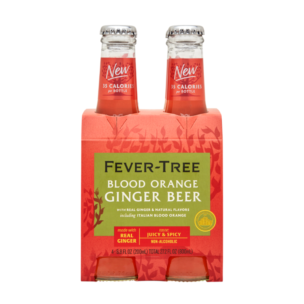 Fever Tree - Blood Orange Ginger Beer 4 pack
