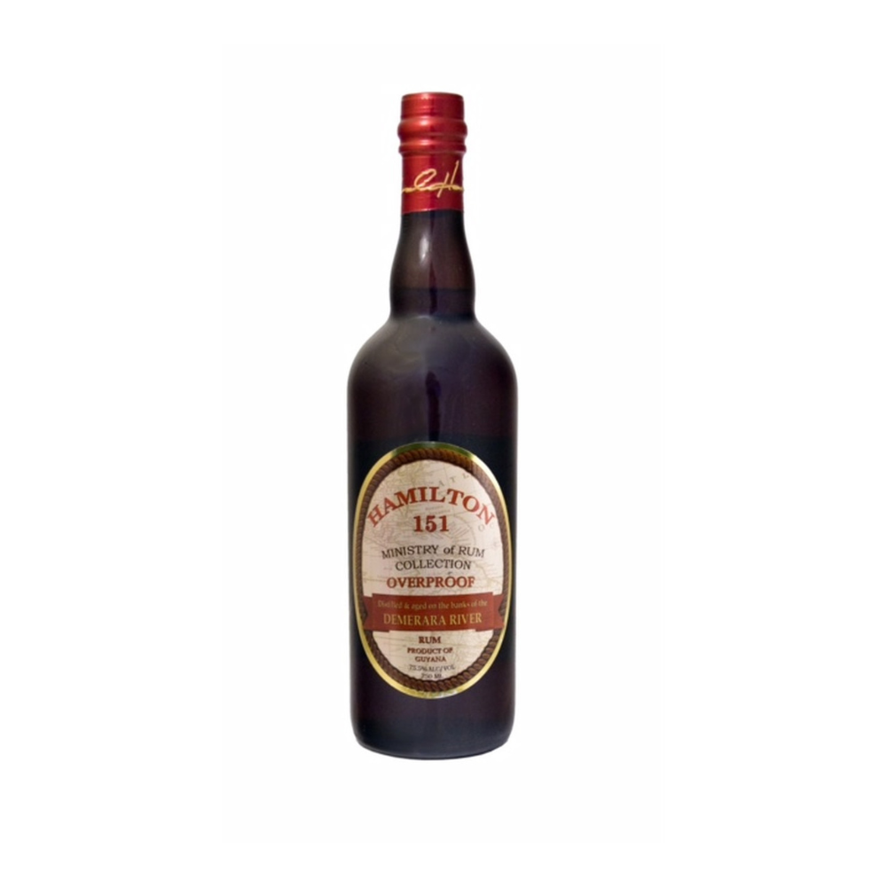 HAMILTON DEMERARA OVERPROOF 151 750ML