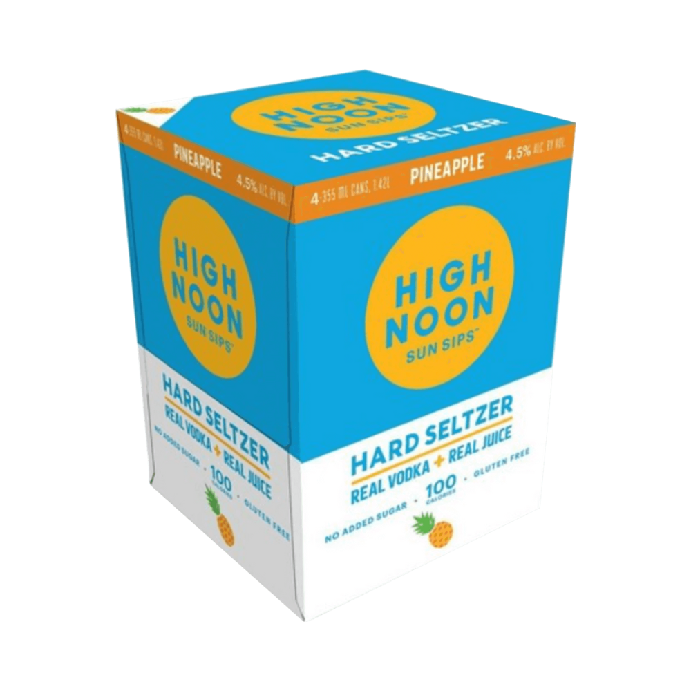HIGH NOON PINEAPPLE VODKA & SODA 4PK CANS
