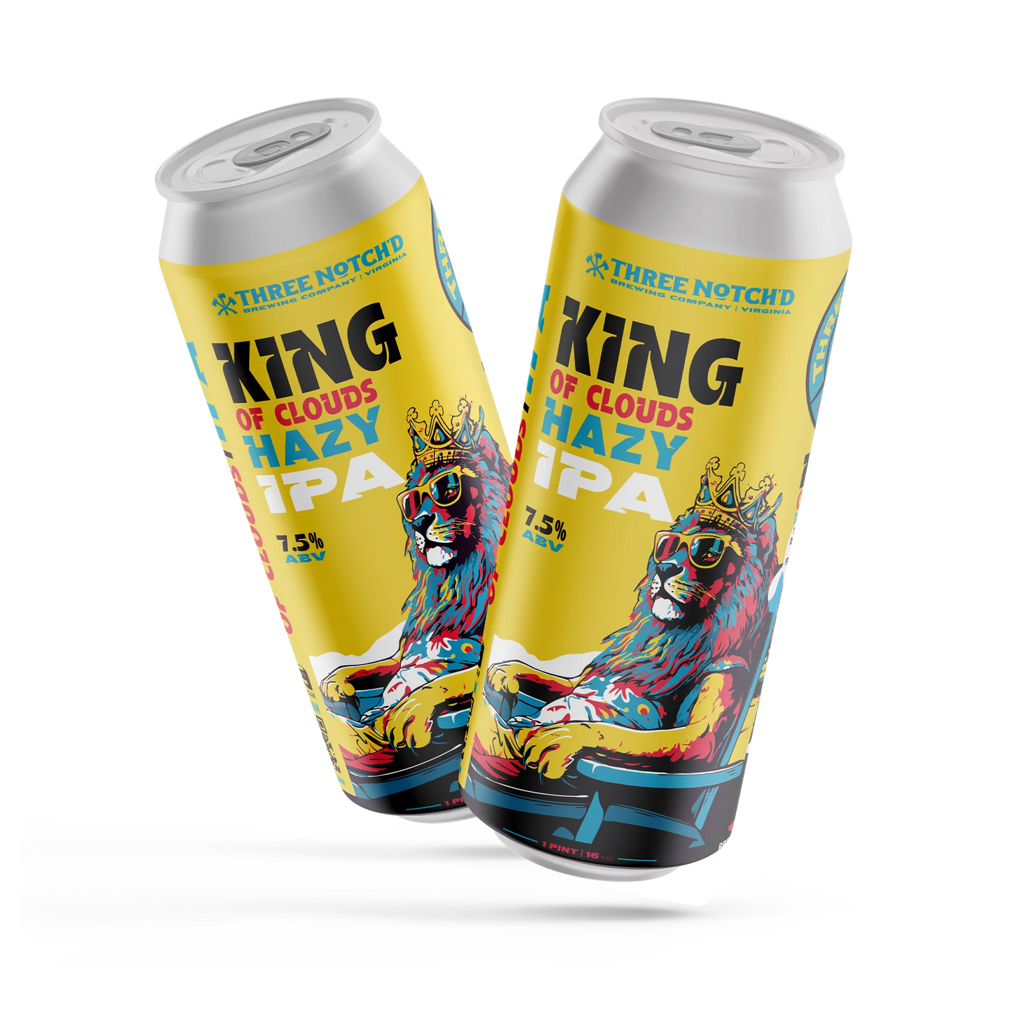 Three Notch’d King of Clouds IPA 4pk Cans 16oz