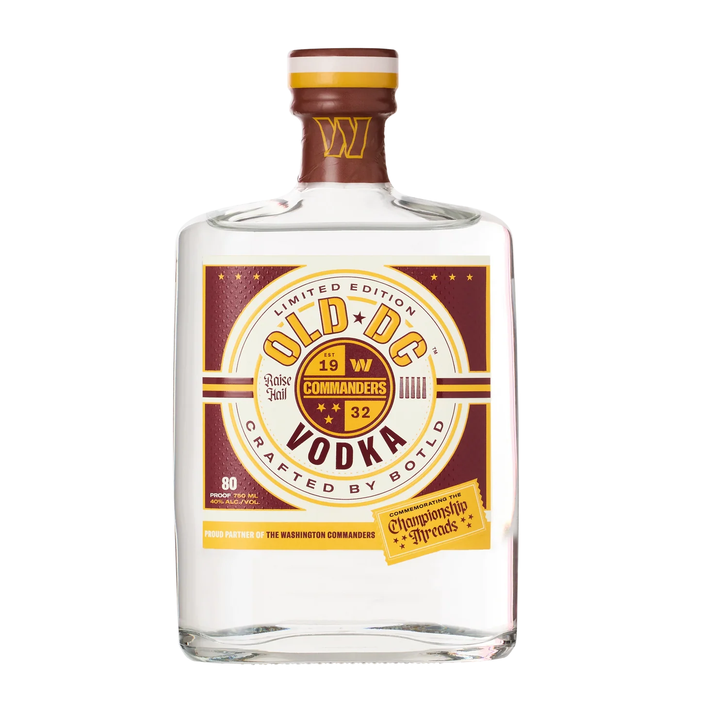 Old DC Vodka 750ml (Commanders Limited Edition)