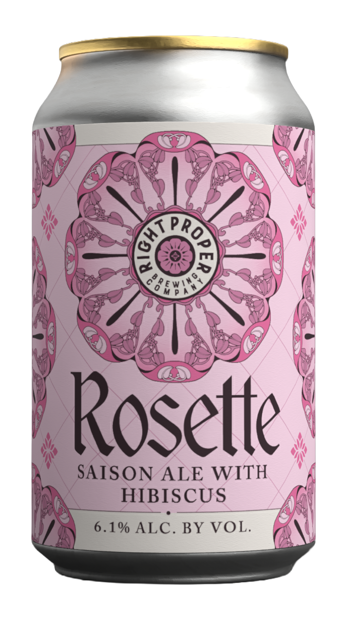 Right Proper Rosette Saison Ale Hibiscus 6pk Cans