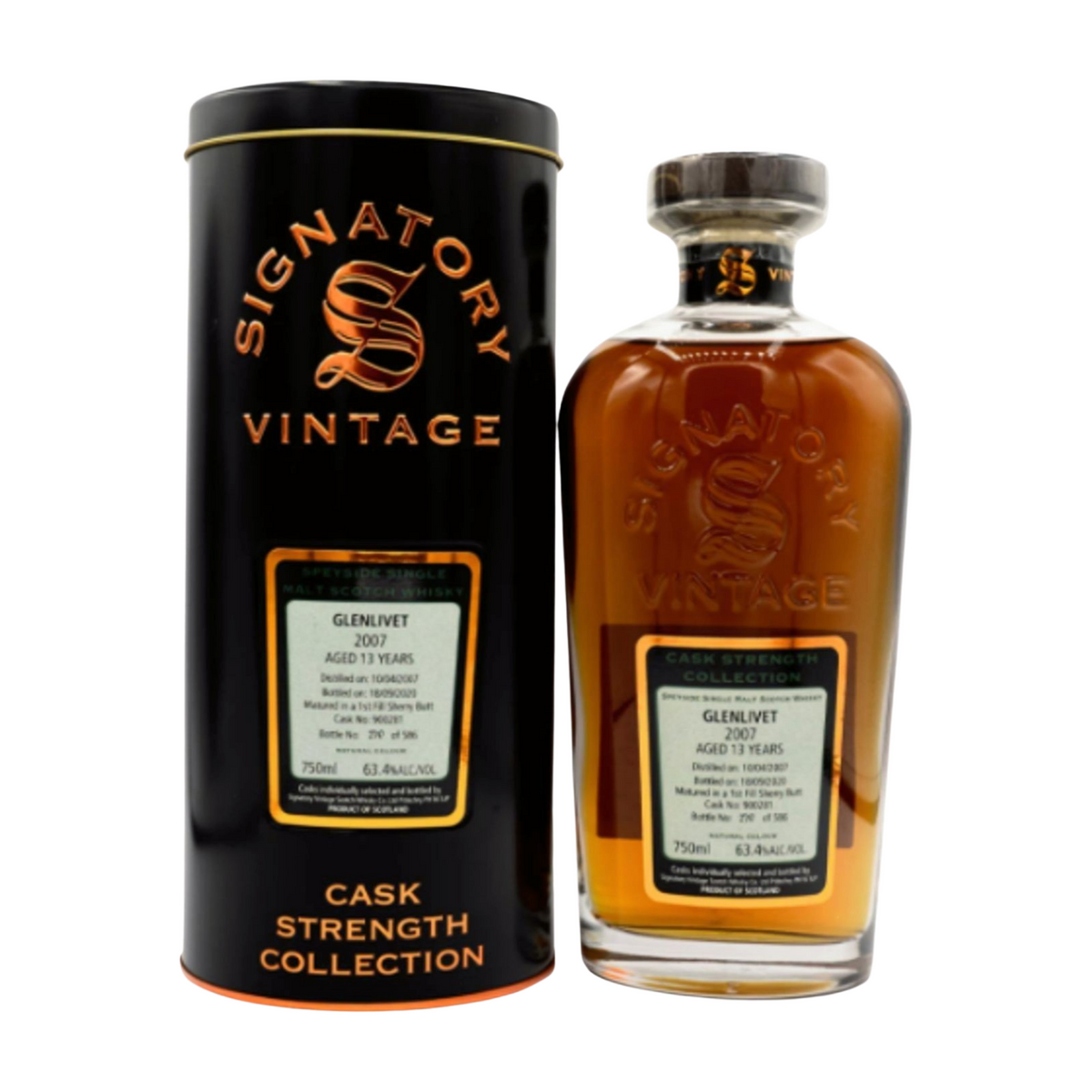 SIGNATORY GLENLIVET 13YR 2007