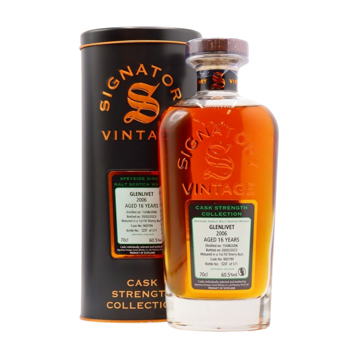 SIGNATORY GLENLIVET 16YR 2006