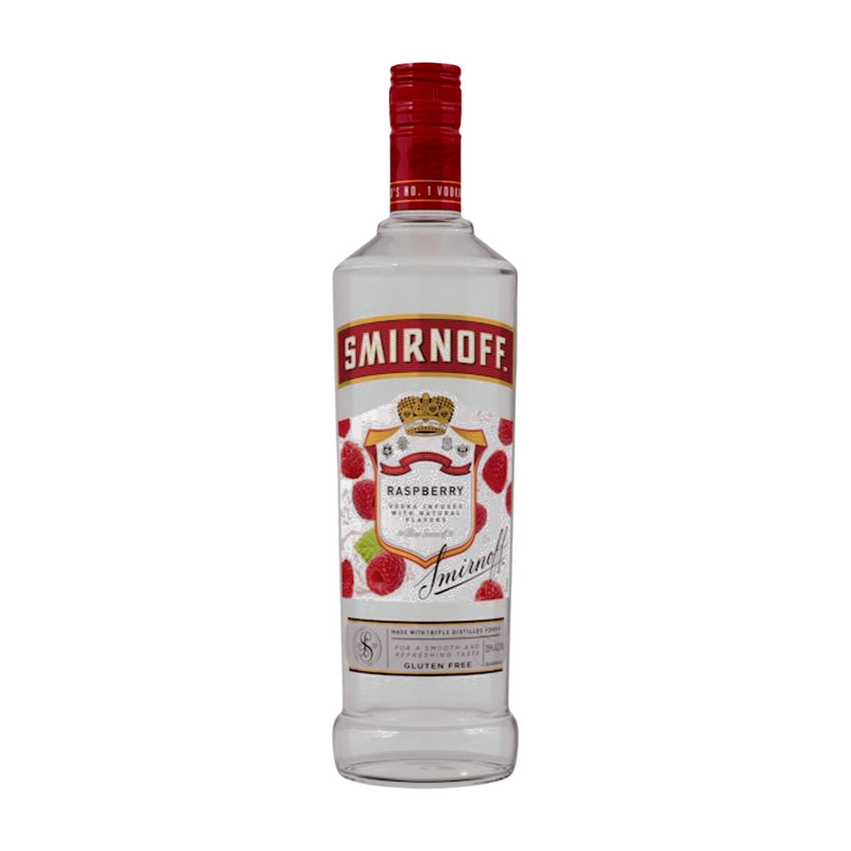 SMIRNOFF RASPBERRY VODKA 750ML