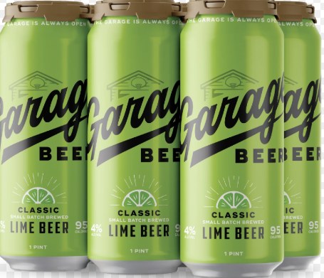 Garage Beer Classic Lime 6pk 16oz Cans