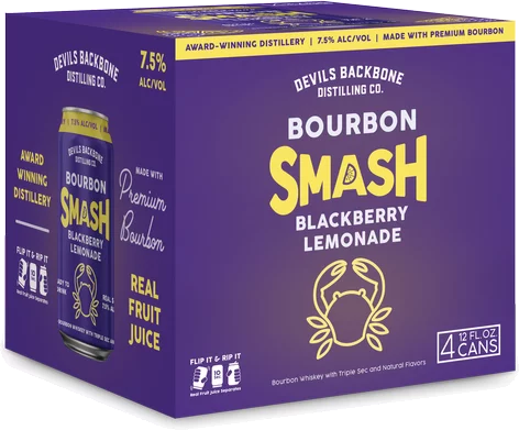 Devil’s Backbone Bourbon Smash Blackberry Lemonade 4pk