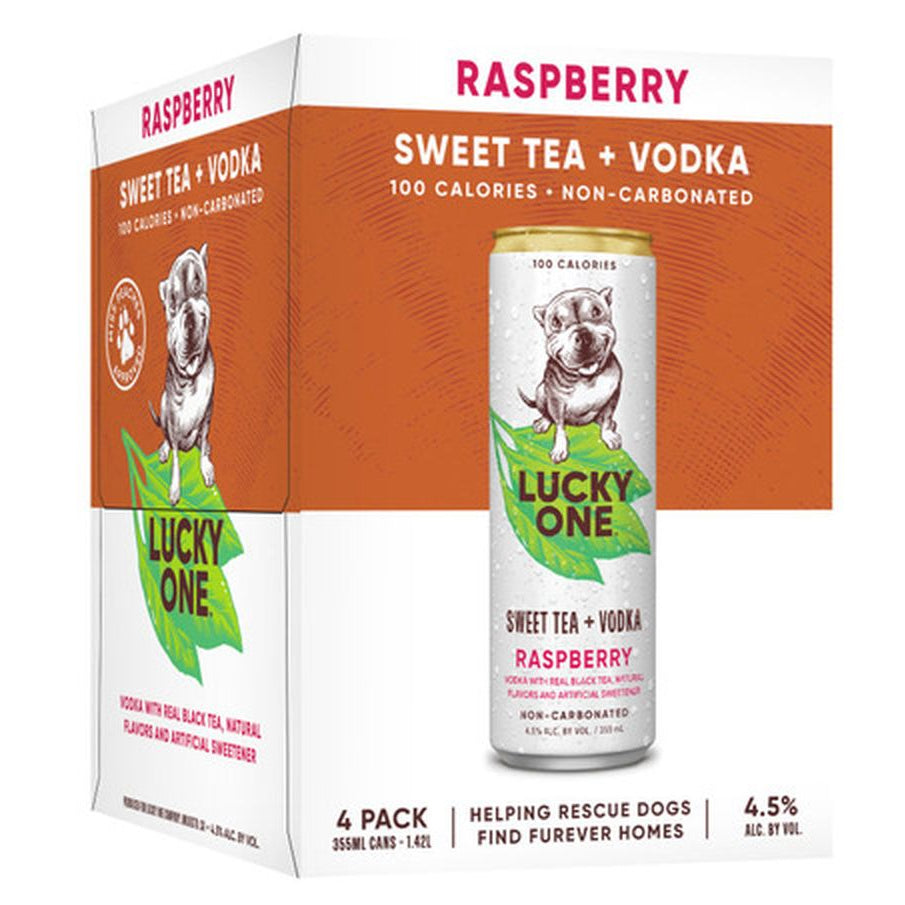 Lucky One Sweet Tea + Vodka Raspberry 4pk Cans
