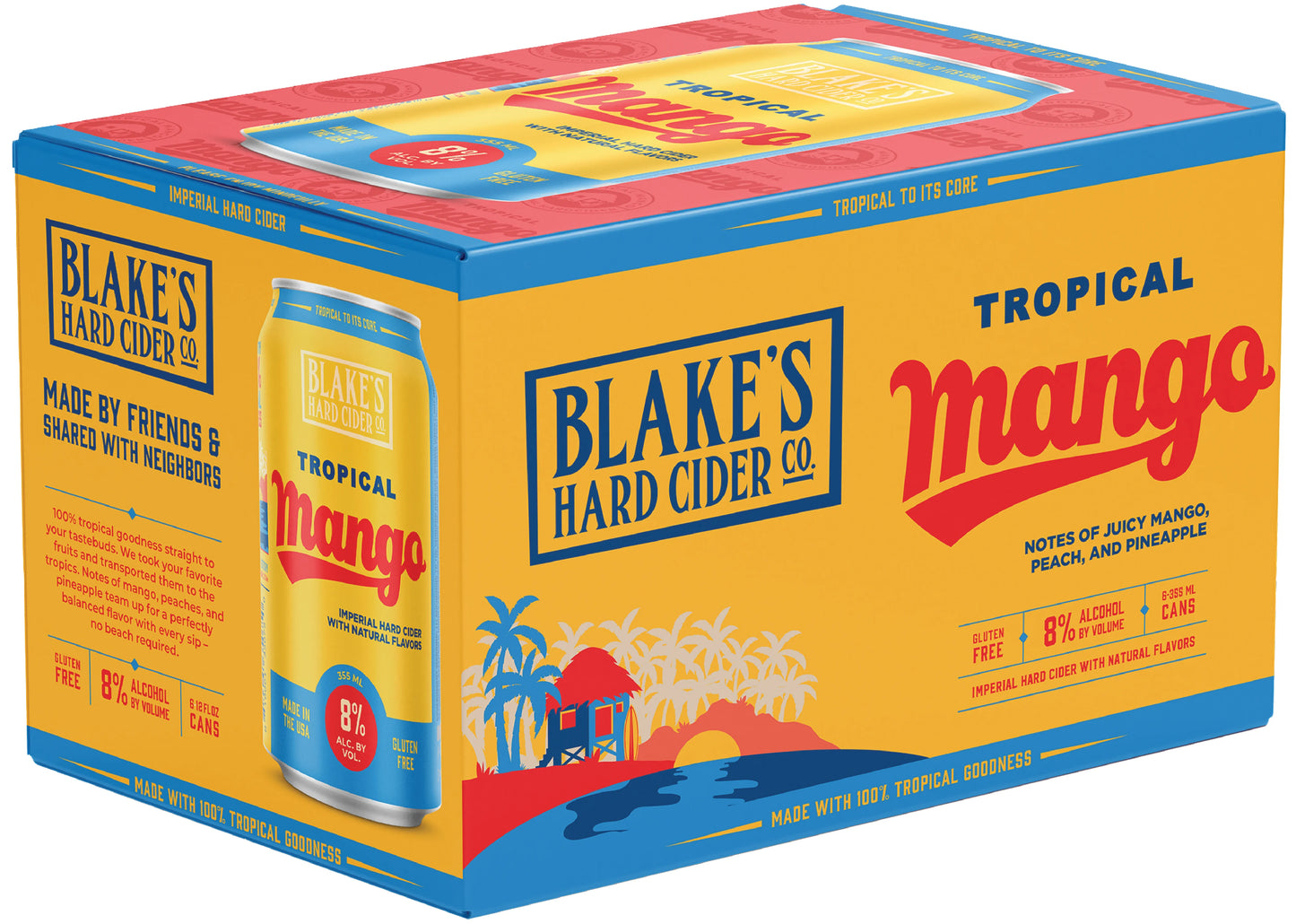 Blake's Tropical Mango Hard Cider 6pk Cans