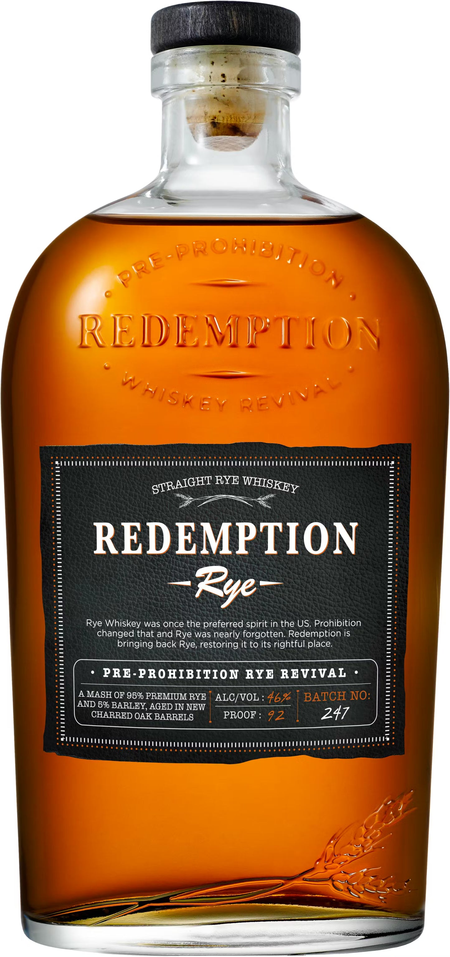 Redemption Rye Whiskey 750ml