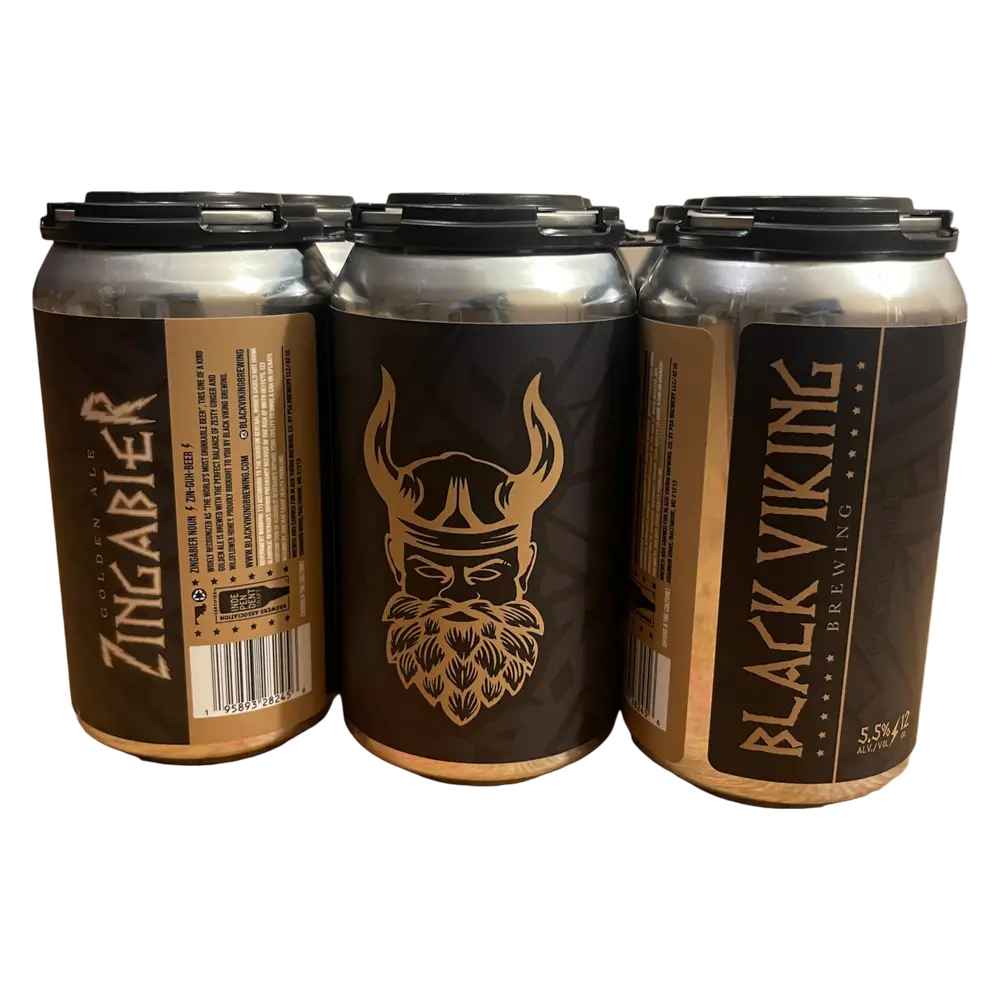 Black Viking Zingabier 6pk Cans