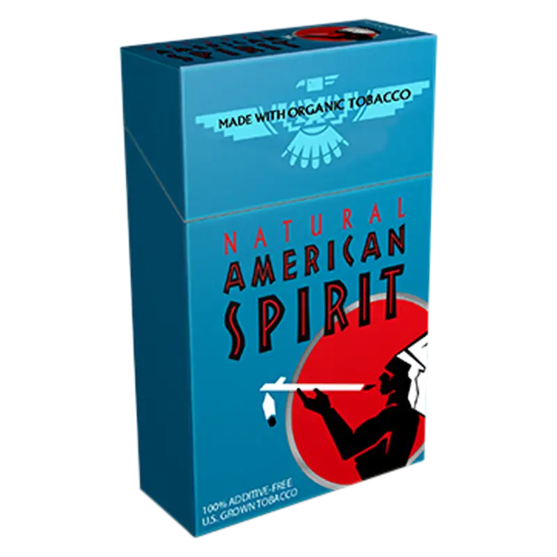 American Spirits Organic Turquoise Box