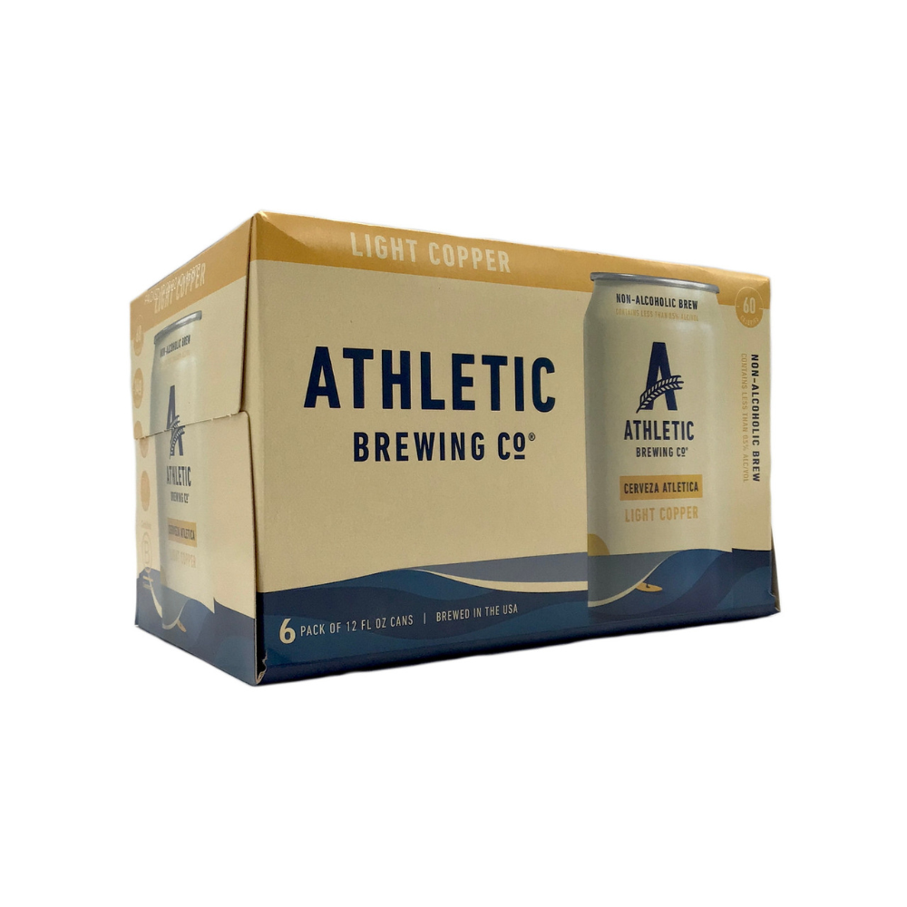 Athletic Brewing Co. - Cerveza Atletica Non-Alcoholic Light Copper 6 pack