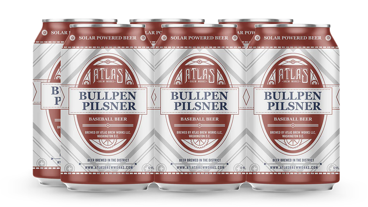 Atlas Bullpen Pilsner 6pk Cans