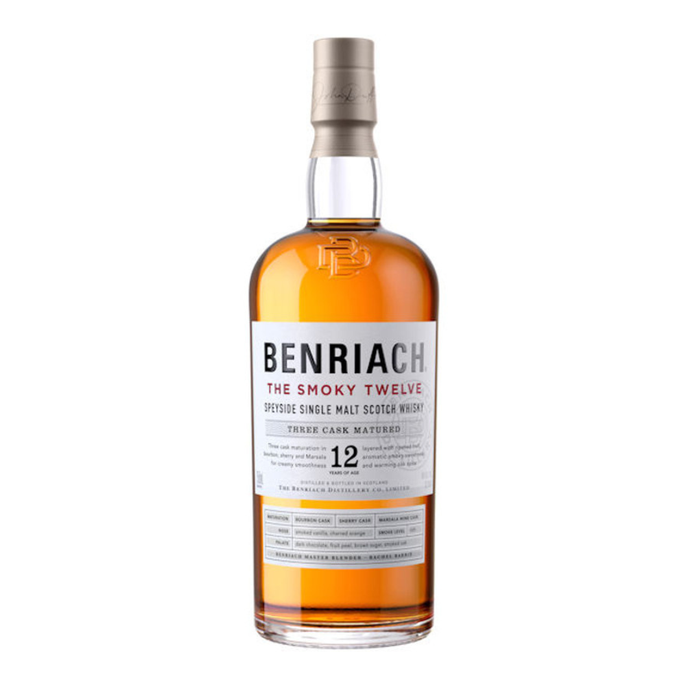 BENRIACH SCOTCH THE SMOKY TWELVE