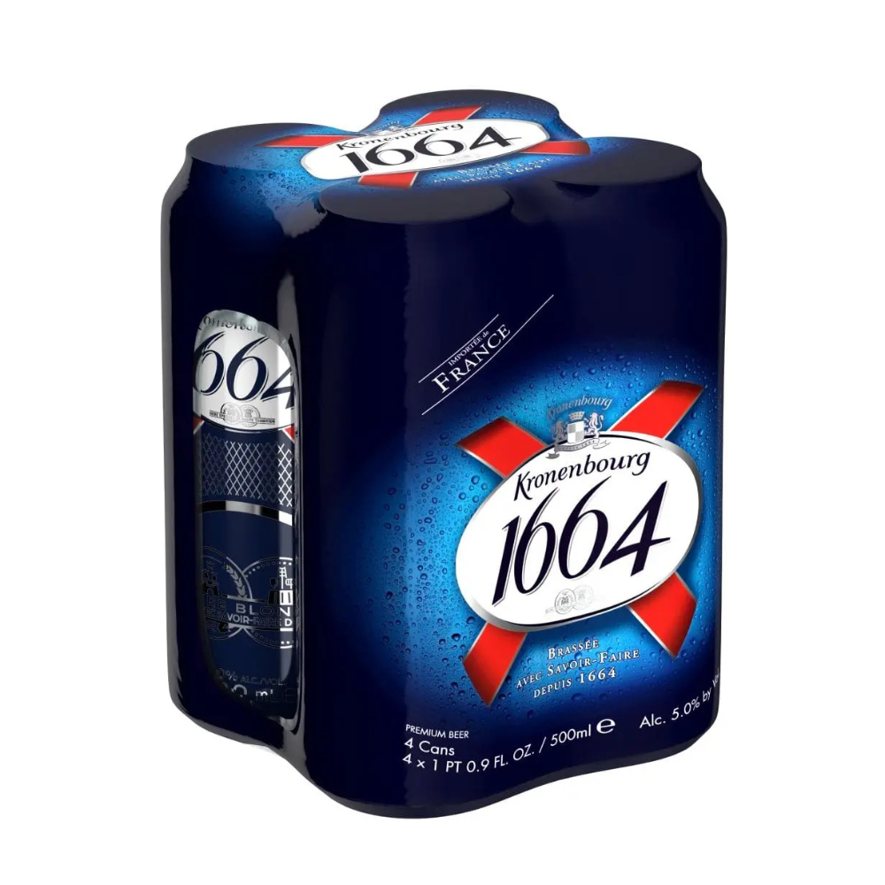 Kronenbourg 1664 Blanc 4pk Cans