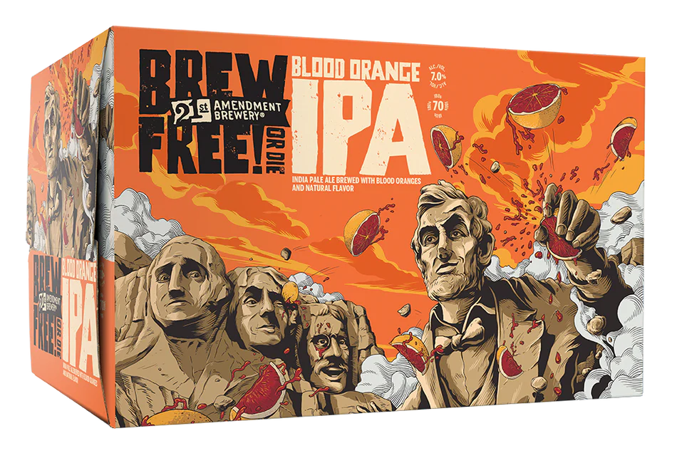21st Amendment Blood Orange Brew Free IPA 6pk Cans