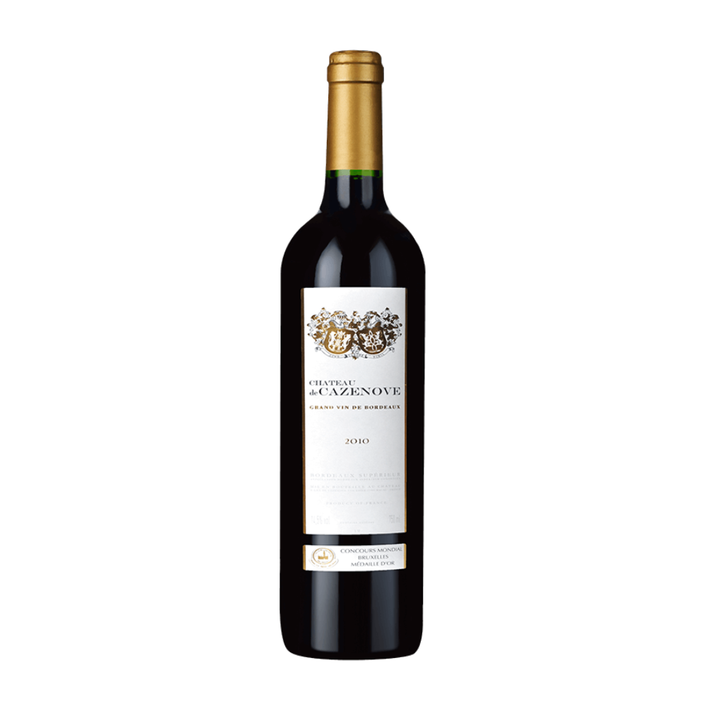 CHATEAU DE CAZENOVE BORDEAUX SUPERIEUR 2010