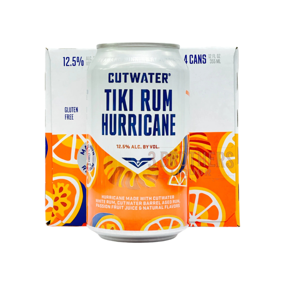CUTWATER TIKI RUM HURRICANE 4PK CANS