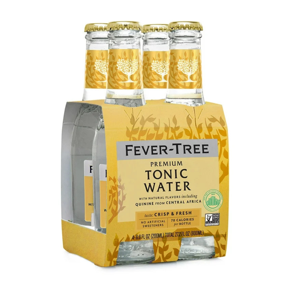 FEVER TREE TONIC WATER 4PK BOTTLES