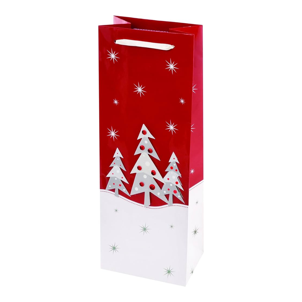 FROSTY FOREST WINE BAG 0232