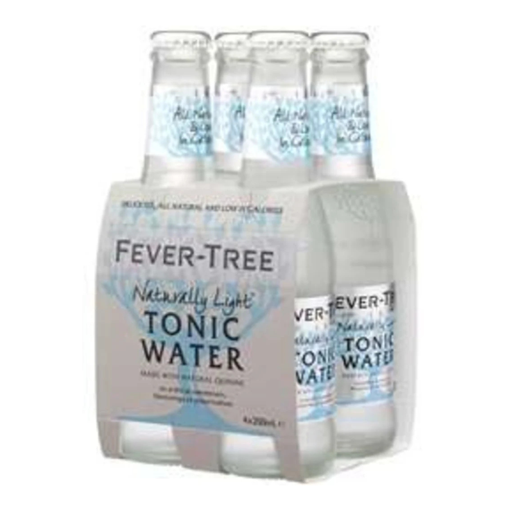 Fever Tree - Light Tonic Water 4pk Bottles (200ml 4 pack)