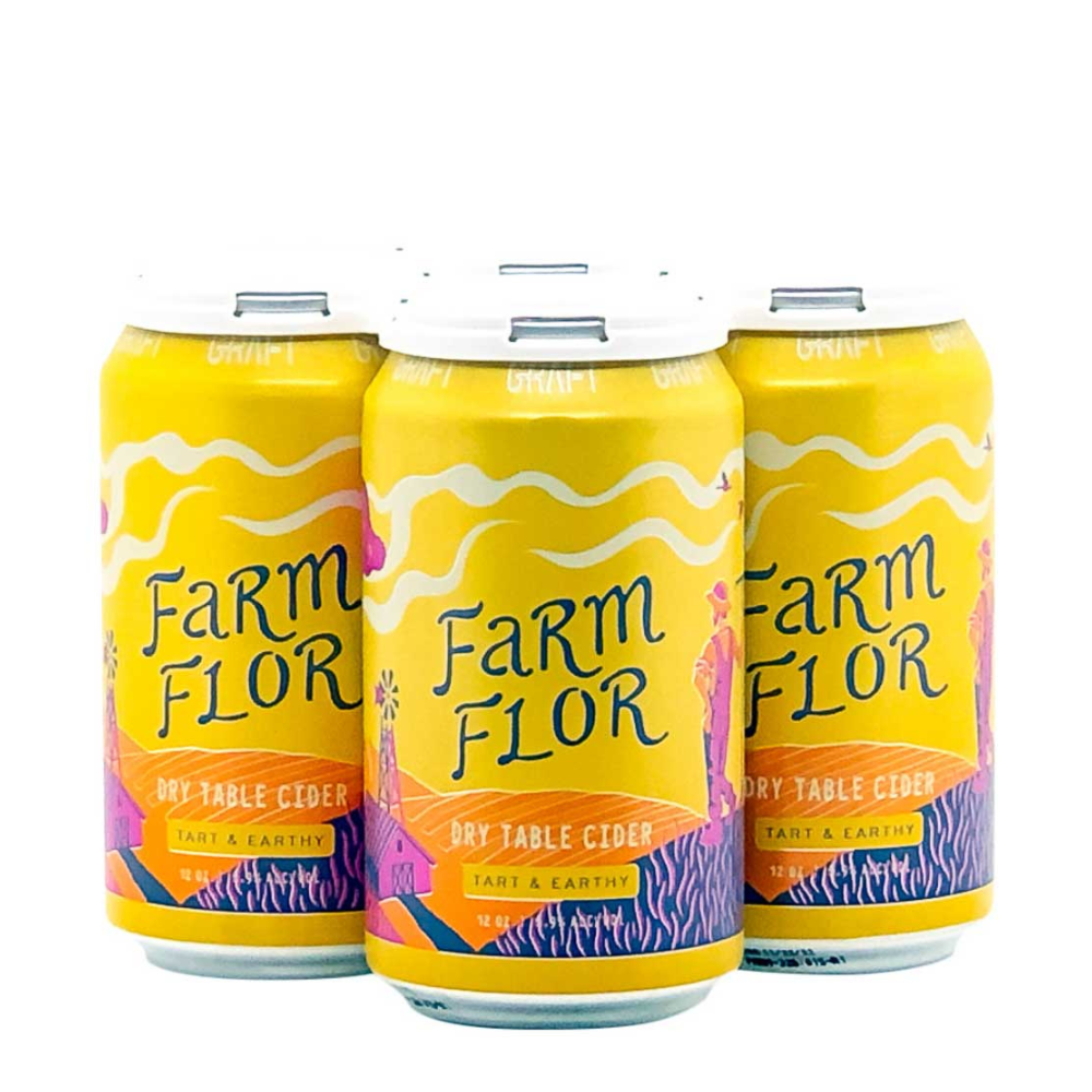 Graft Cider Farm Flor Table Cider 4pk Cans