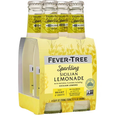 Fever Tree Sparkling Sicilian Lemonade 4pk
