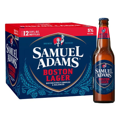 Sam Adams Boston Lager 12pk Bottles