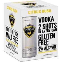 Monaco Citrus Rush Vodka Cocktail 4pk Cans