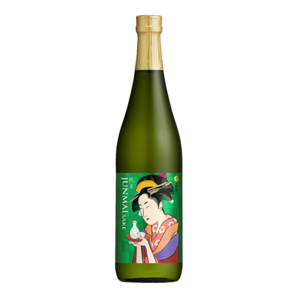 HAKUTSURU UKIYO-E JUNMAI SAKE 720ML