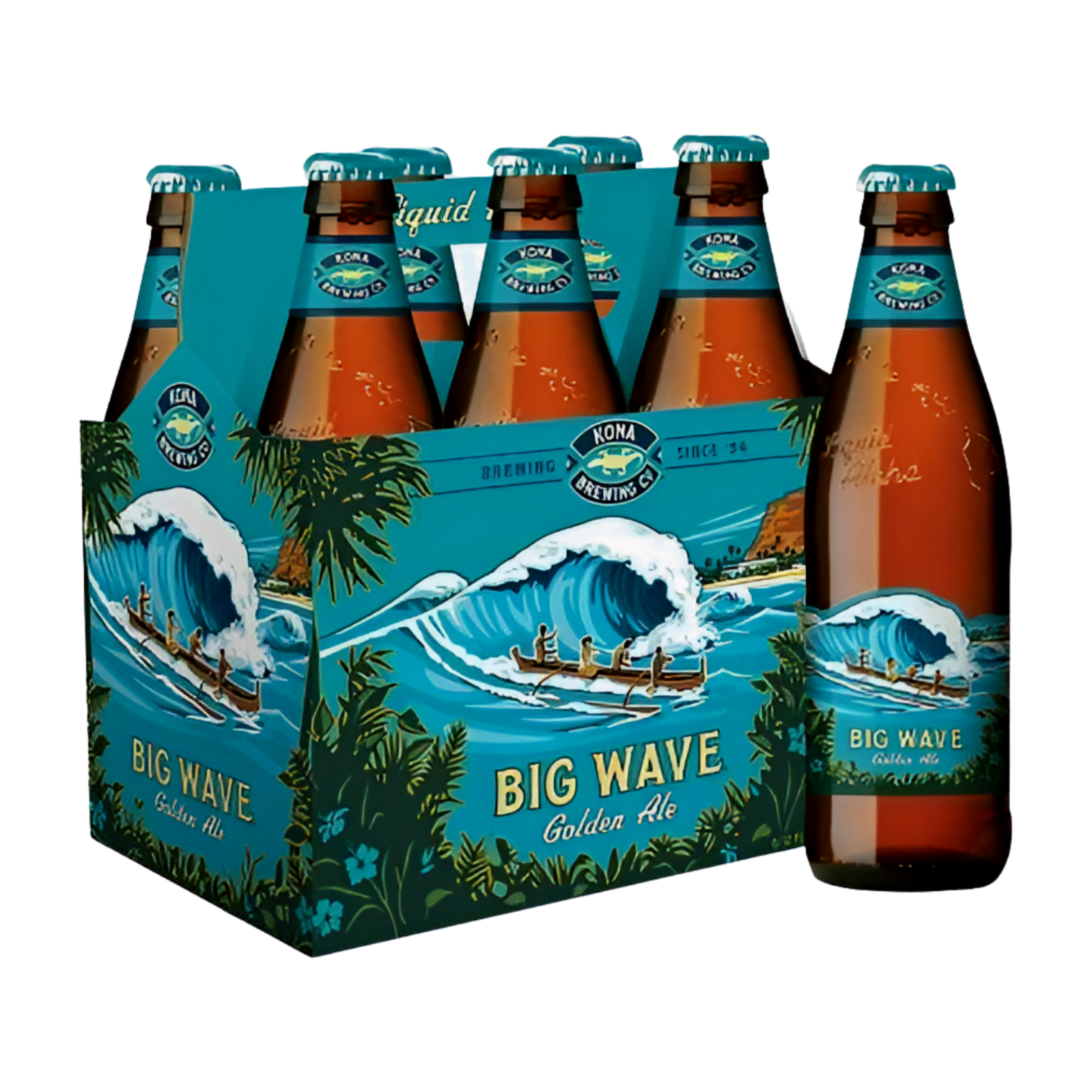 Kona Big Wave Golden Ale 6pk Bottles