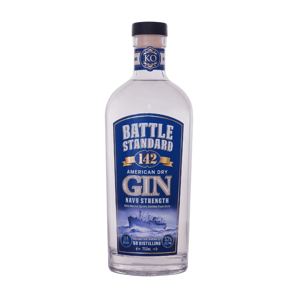 KO DIS BATTLE STANDARD NAVY STRENGTH GIN