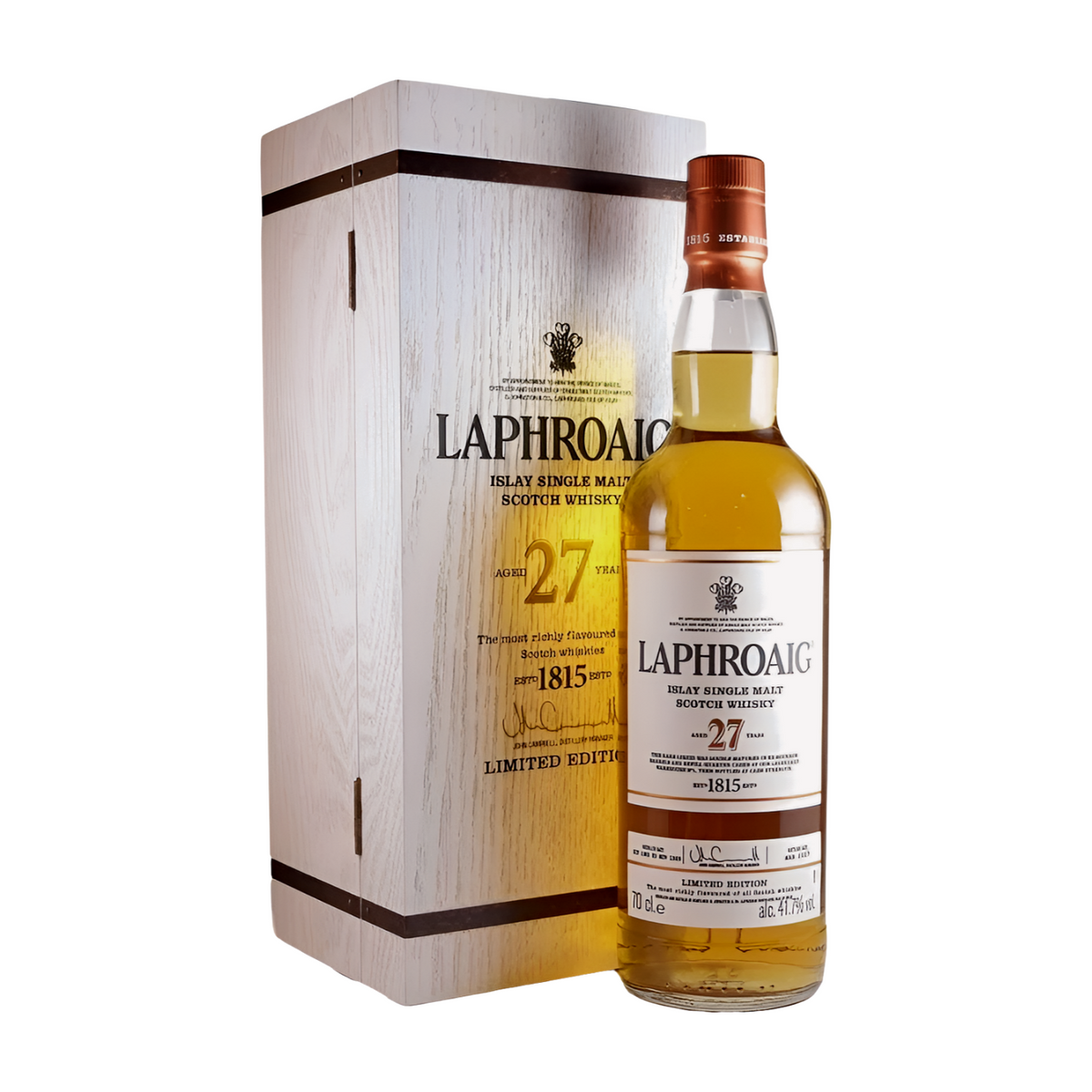 LAPHROAIG 27YR SINGLE MALT SCOTCH