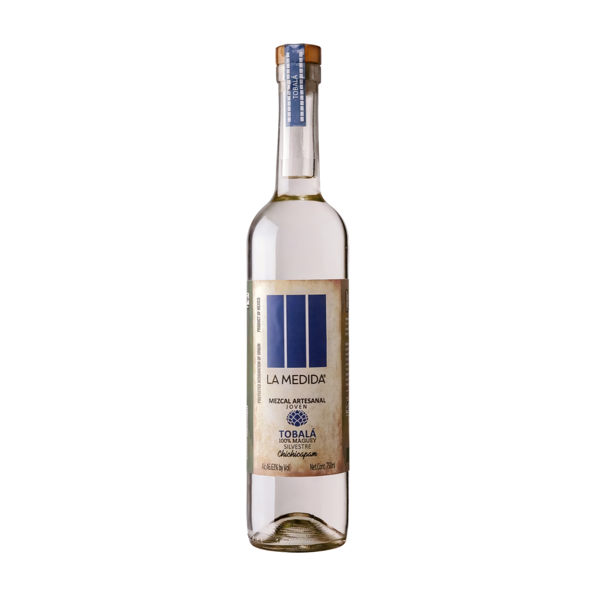 LA MEDIDA MEZCAL JOVEN TOBASICHE 'CHICHICAPAM' 750ML