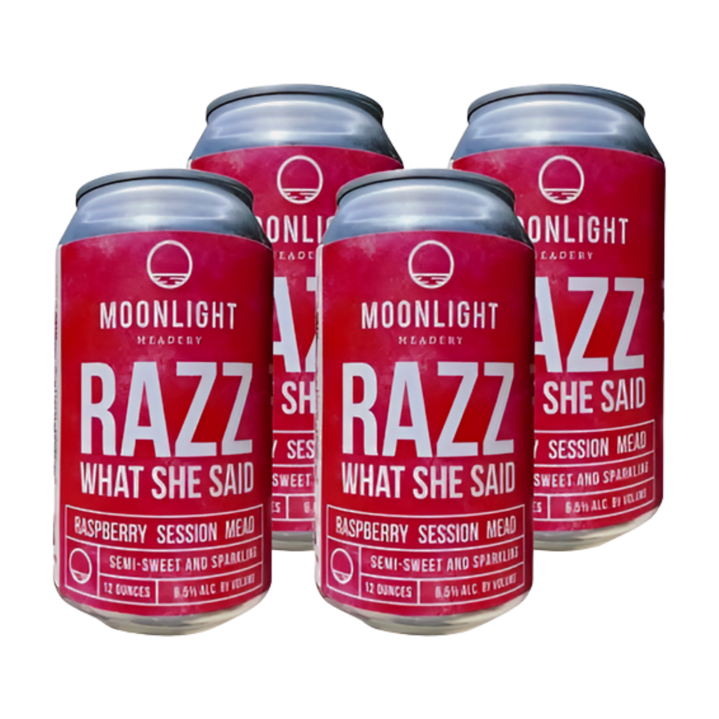 Moonlight Razz What She Said Mead 4pk Cans