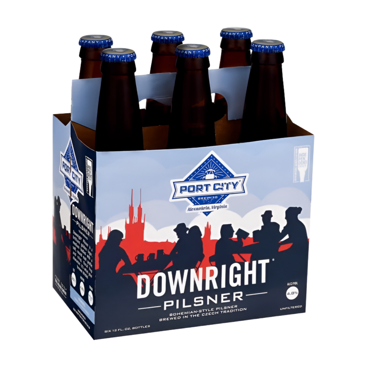 PORT CITY DOWNRIGHT PILS 6PK BOTTLES