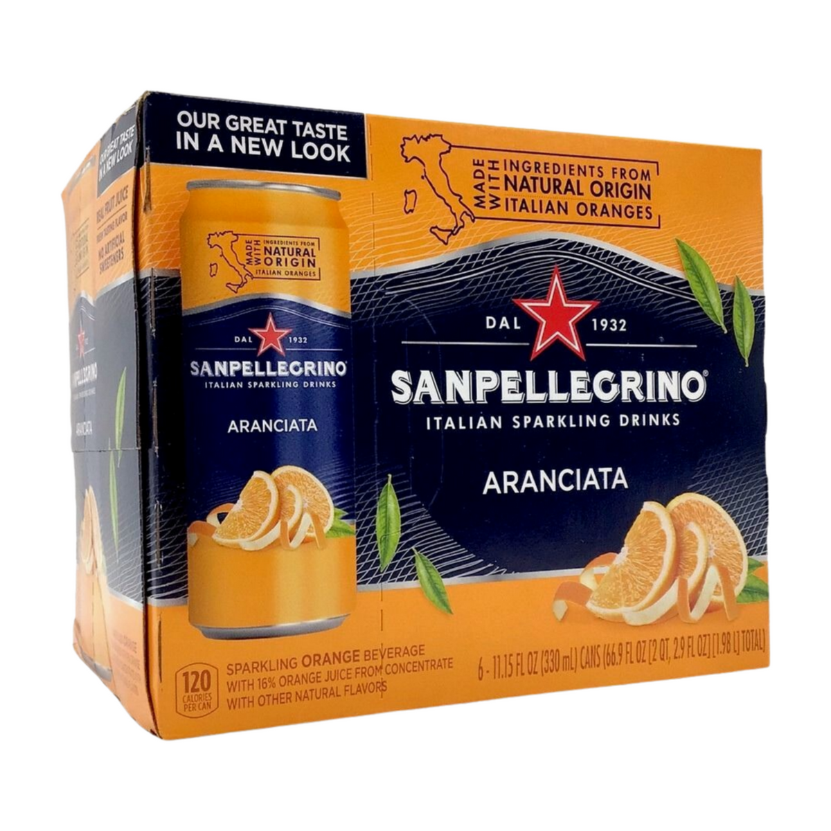 SAN PELLEGRINO ARANCIATA 6 PK