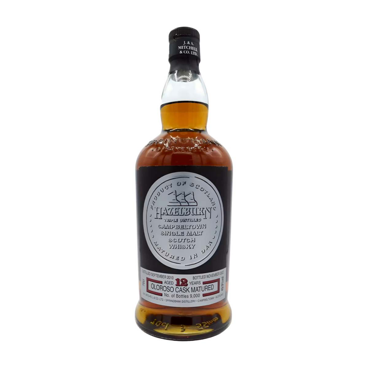 SPRINGBANK HAZELBURN 12YR SHERRYWOOD