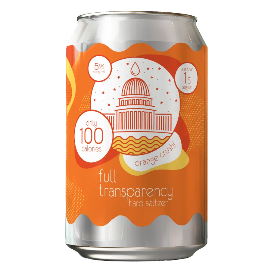DC Brau Full Transparency Orange Crush 12pk Cans