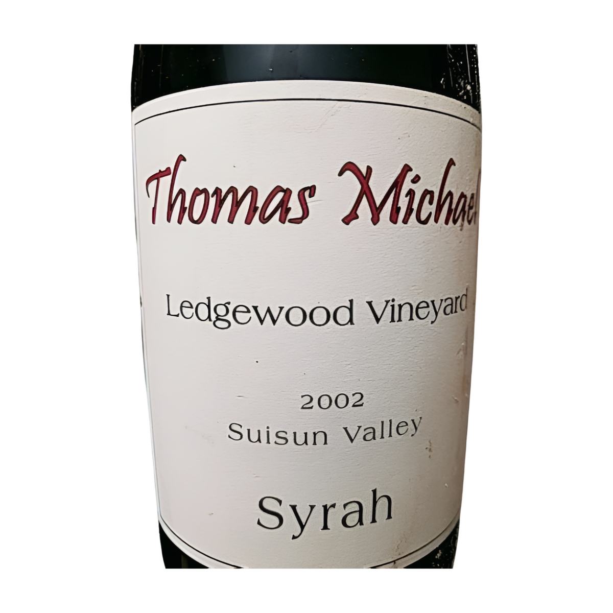 THOMAS MICHAEL LEDGEWOOD VINEYARD SYRAH 2003
