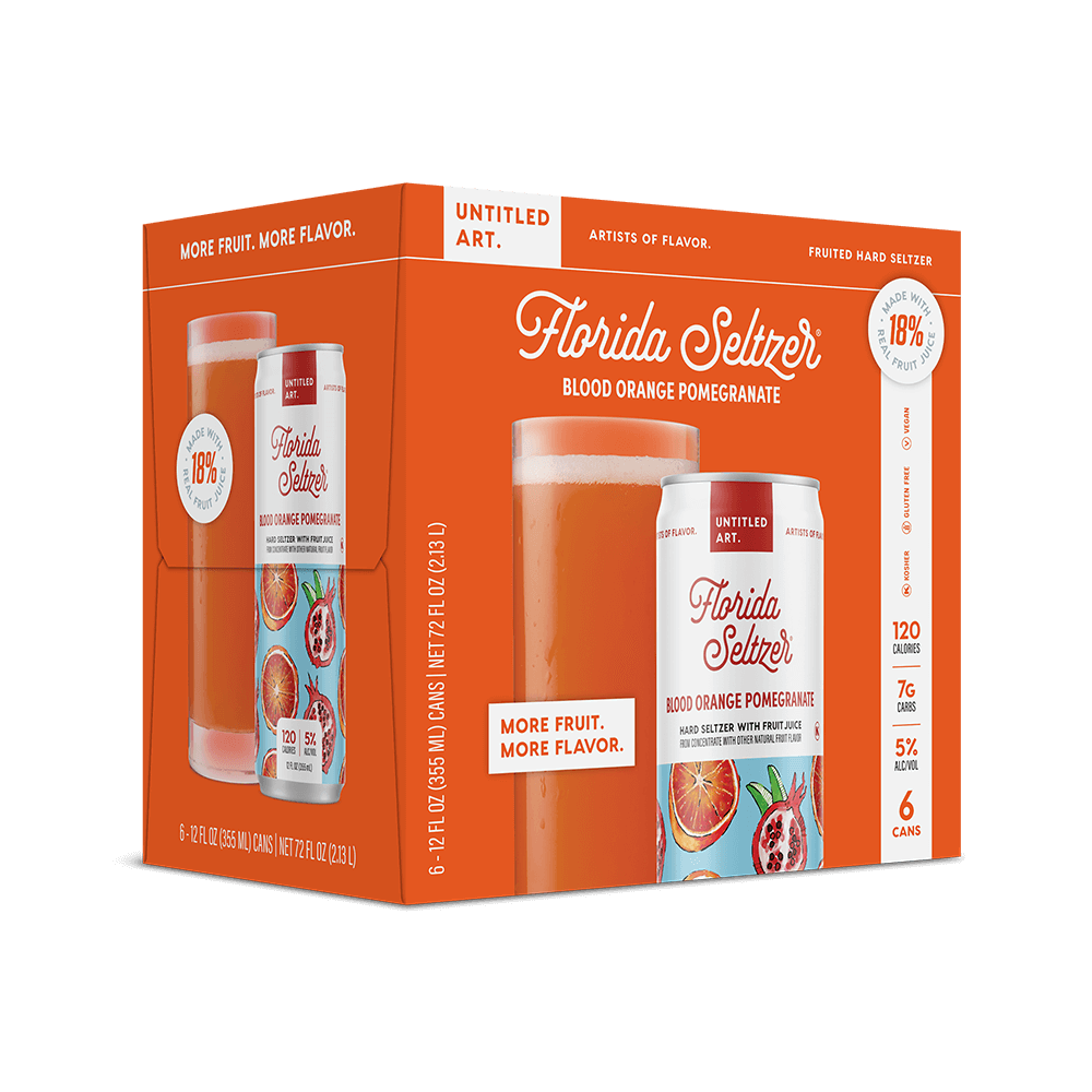 Florida Seltzer Blood Orange Pomegranate 6pk Cans